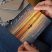 Viering van het Leven Vissen Meer Zonsondergang Zo