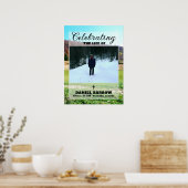 Viering van het leven voor Men Funeral Poster (Keuken)