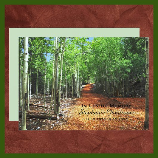 Viering van het levenspad door de Aspen Aspens Kaart