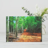 Viering van het levenspad door de Aspen Aspens Kaart (Staand voorkant)