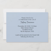 Viering van het "Life Invitation Sunset Fisherman" Kaart (Achterkant)