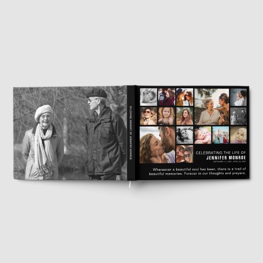 Viering van het Moderne Net van de Fotocollage van Gastenboek (Volledig)