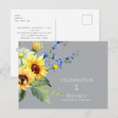 Viering van het verlies van het leven van een geli briefkaart (Voorkant / Achterkant)