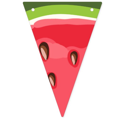 Viering van het watermeloen-feest vlaggetjes (Eerste vlag)