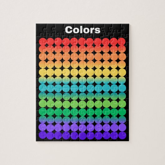 Viering van kleuren legpuzzel (Verticaal)