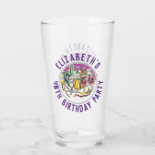 Viering van Leeftijd 40e Verjaardag Glas (Achterkant)