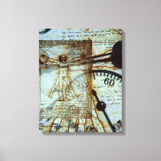 Viering van Leonardo da Vinci Canvas Afdruk (Voorkant)