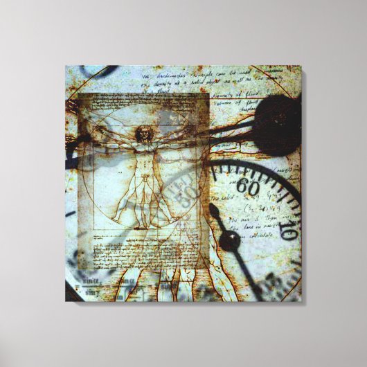 Viering van Leonardo da Vinci Canvas Afdruk (Voorkant)