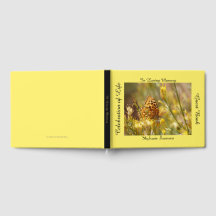Viering van Life Memory Book, Yellow Butterfly
