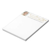 Viering van Life Share A Memory Photo Quote Notitieblok (Gedraaid)