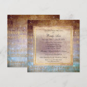 Viering van Live Golden Music Kaart (Voorkant / Achterkant)