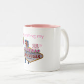 viering van mijn 21e Birthday Las Vegas Mok (Voorkant rechts)