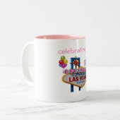 viering van mijn 21e Birthday Las Vegas Mok (Voorkant links)