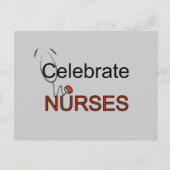 Viering van T-shirts voor verpleegkundigen en cade Briefkaart (Voorkant)