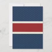 Viering van Vier Juli Blauw Kaart (Achterkant)