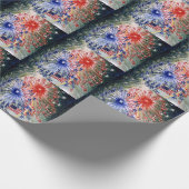 Viering van Vier Juli Cadeaupapier (Hoek)