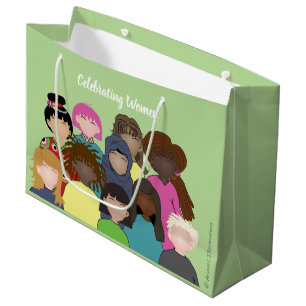 Viering van vrouwen , gelijkheid , diversiteit Gif Groot Cadeauzakje