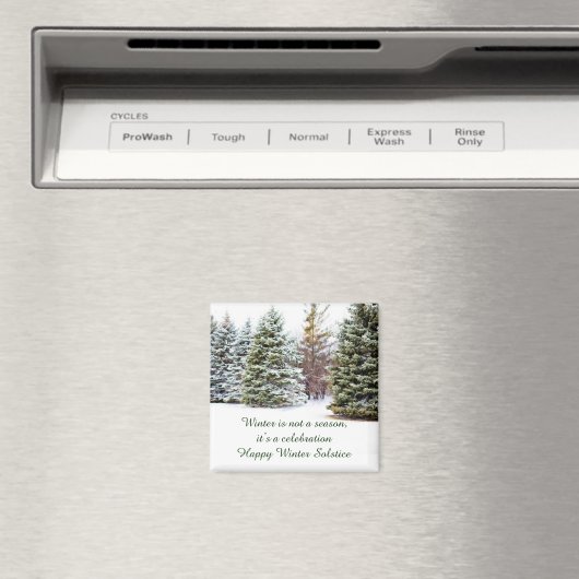 Viering van Winter Solstice Fridge Magnet Magneet (Insitu (Vaatwasser))