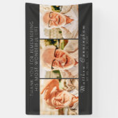 Viering van zijn moderne, eenvoudige drie foto's spandoek (Verticaal)