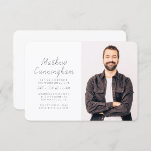 Viering van zijn prachtige, moderne foto kaart