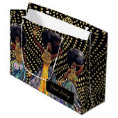 Viering van zwart erfgoed groot cadeauzakje (Voorkant Gekanteld)