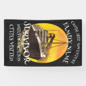 Vierings afstudeerklas pensioen 2024 cruiseschip spandoek (Horizontaal)