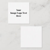Vierkant, 2,5 x 2,5-inch Visitekaartje (Voorkant / Achterkant)
