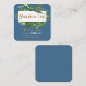 Vierkant, 2,5 x 2,5-inch Visitekaartje (Voorkant / Achterkant)