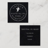 Vierkant, 2,5 x 2,5-inch Visitekaartje (Voorkant / Achterkant)