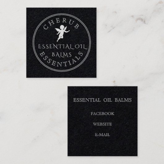 Vierkant, 2,5 x 2,5-inch Visitekaartje (Voorkant / Achterkant)