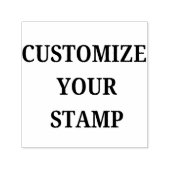 Vierkant aangepaste zelfinktstempel zelfinktende stempel (Design)