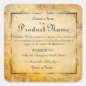 Vierkant Apotheek Stijl Labels (Voorkant)