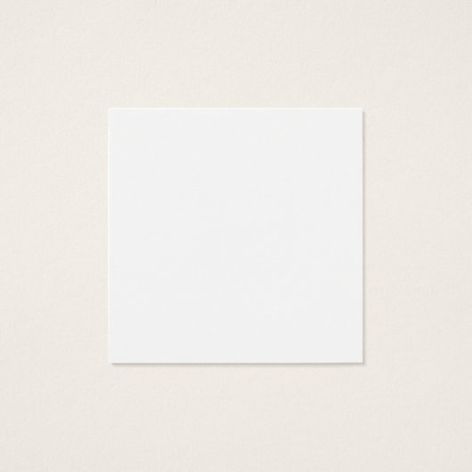 Vierkant - Bedankt voor je Ketting Vierkante Visitekaartjes (Achterkant)