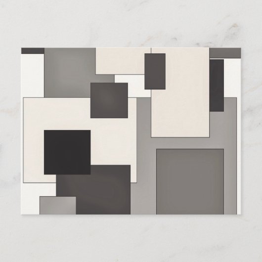 Vierkant Briefkaart (Voorkant)