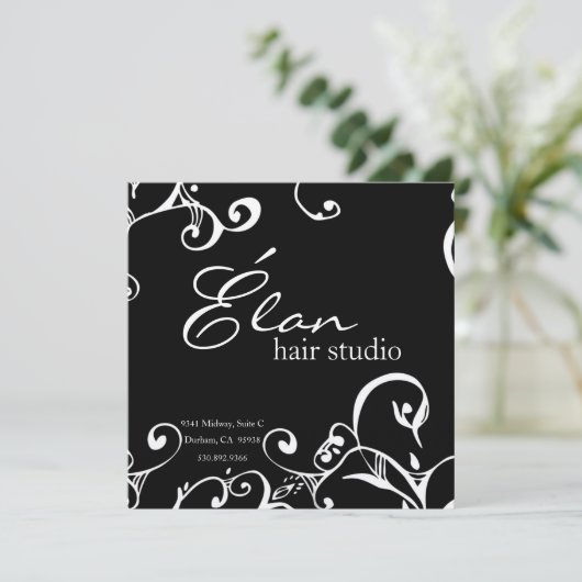 vierkant cadeaucertificaat (Staand voorkant)