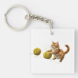 Vierkant (eenzijdig) sleutelhanger