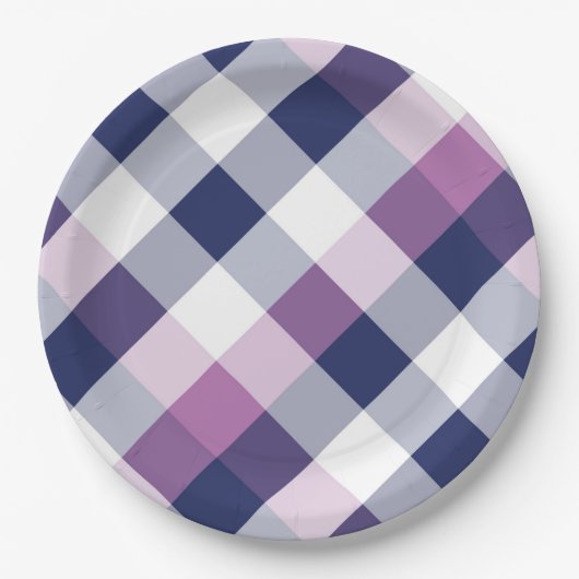 Vierkant en kleur 5 papieren bordje (Voorkant)