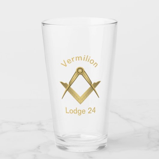 Vierkant en kompas glas (Voorkant)