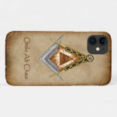 Vierkant en kompas met alles in het oog Case-Mate iPhone case (Achterkant (horizontaal))