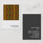 Vierkant foto 010 - Geometrisch patroon Visitekaartje (Voorkant / Achterkant)