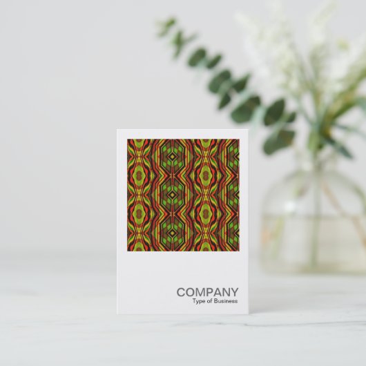 Vierkant foto 010 - Geometrisch patroon Visitekaartje (Staand voorkant)