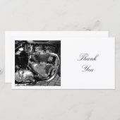 Vierkant Foto - Motorfiets Motor Bedankkaart (Voorkant / Achterkant)