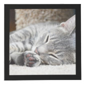 Vierkant fotoblok Aangepaste desk-accessoire Kubus (Voorkant)