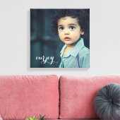 Vierkant fotocanvas, zou er mooi uitzien in groepe canvas afdruk (Insitu (Woonkamer))