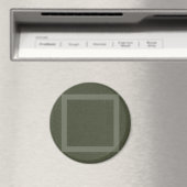Vierkant Frame Mosgroene Magneet (Insitu (Vaatwasser))