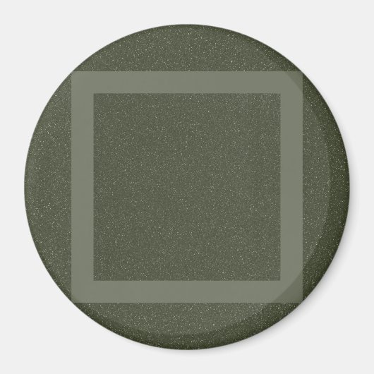 Vierkant Frame Mosgroene Magneet (Voorkant)