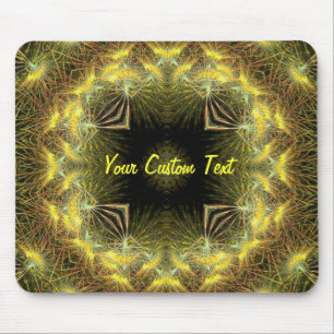 Vierkant in Circle Fractal Mousepad Muismat