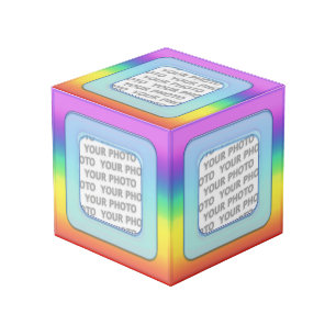 Vierkant in vierkant Lijst gekleurd III + uw foto