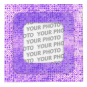 Vierkant in vierkant Lijst stippen 2 + uw foto (Voorkant)