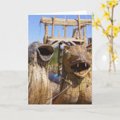 vierkant kaart (Gele Bloem)